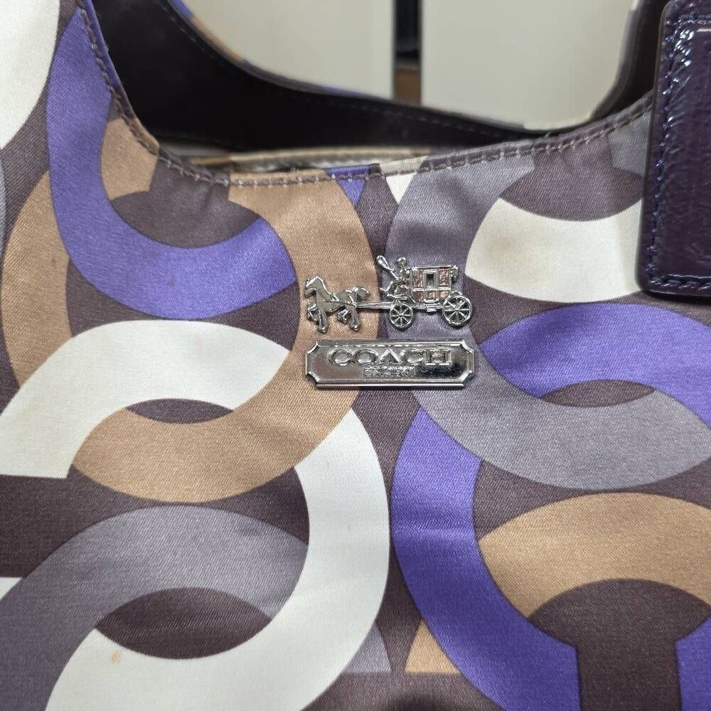 Coach Madison Optic Chain-link Maggie Shoulder Bag - Picture 3 of 16